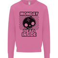 Monday Dead Inside Skull Work Mens Sweatshirt Jumper Azalea