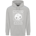 Monday Dead Inside Work Skull Childrens Kids Hoodie Sports Grey