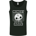 Monday Dead Inside Work Skull Mens Vest Tank Top Black