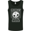 Monday Dead Inside Work Skull Mens Vest Tank Top Black