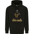 Money Bear Cash Hustle Mens 80% Cotton Hoodie Black