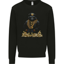 Money Bear Cash Hustle Mens Sweatshirt Jumper Black