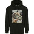 Money Talks Skeleton Hand Cash Hustle Childrens Kids Hoodie Black