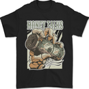 Money Talks Skeleton Hand Cash Hustle Mens T-Shirt 100% Cotton Black