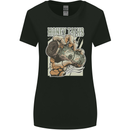 Money Talks Skeleton Hand Cash Hustle Womens Wider Cut T-Shirt Black