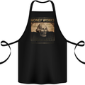 Money Works Cash Over Everything Hustle Cotton Apron 100% Organic Black