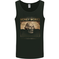 Money Works Cash Over Everything Hustle Mens Vest Tank Top Black