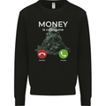 Money is Calling Hustle Mens Sweatshirt Jumper Black
