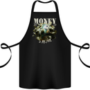 Money is My Jam Cash Hustle Cotton Apron 100% Organic Black