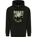 Money is My Jam Cash Hustle Mens 80% Cotton Hoodie Black