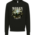 Money is My Jam Cash Hustle Mens Sweatshirt Jumper Black