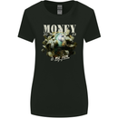 Money is My Jam Cash Hustle Womens Wider Cut T-Shirt Black