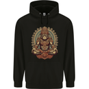 Monkey Guardian Religion Meditaition Yoga Childrens Kids Hoodie Black