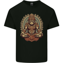 Monkey Guardian Religion Meditaition Yoga Kids T-Shirt Childrens Black