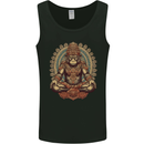 Monkey Guardian Religion Meditaition Yoga Mens Vest Tank Top Black