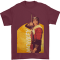 Monkey Magic Martial Arts Fantasy TV Retro Mens T-Shirt 100% Cotton Maroon