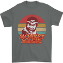 Monkey Magic Mens T-Shirt 100% Cotton Charcoal