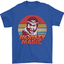 Monkey Magic Mens T-Shirt 100% Cotton Royal Blue