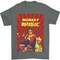 Monkey Magic Poster Mens T-Shirt 100% Cotton Charcoal