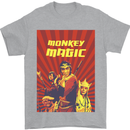 Monkey Magic Poster Mens T-Shirt 100% Cotton Sports Grey