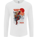 Monkey Magic Retro 70s Martial Arts TV Mens Long Sleeve T-Shirt White
