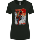Monkey Magic Retro 70s Martial Arts TV Womens Wider Cut T-Shirt Black