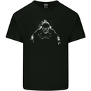Monochrome Scuba Diver Diving Dive Mens Cotton T-Shirt Tee Top Black
