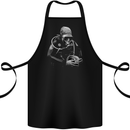 Monochrome Scuba Diving Working Diver Cotton Apron 100% Organic Black