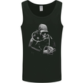 Monochrome Scuba Diving Working Diver Mens Vest Tank Top Black