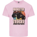 Monster Trucks are My Jam Funny Kids T-Shirt Childrens Light Pink