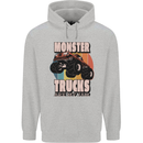 Monster Trucks are My Jam Funny Mens 80% Cotton Hoodie Sports Grey