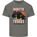 Monster Trucks are My Jam Funny Mens Cotton T-Shirt Tee Top Charcoal
