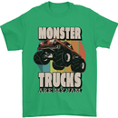 Monster Trucks are My Jam Funny Mens T-Shirt 100% Cotton Irish Green