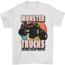 Monster Trucks are My Jam Funny Mens T-Shirt 100% Cotton White