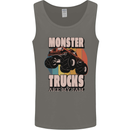 Monster Trucks are My Jam Funny Mens Vest Tank Top Charcoal