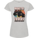 Monster Trucks are My Jam Funny Womens Petite Cut T-Shirt Sports Grey