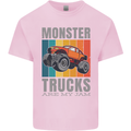 Monster Trucks are My Jam Kids T-Shirt Childrens Light Pink