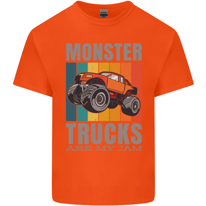 Monster Trucks are My Jam Kids T-Shirt Childrens Orange