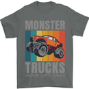 Monster Trucks are My Jam Mens T-Shirt 100% Cotton Charcoal
