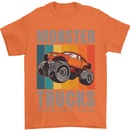 Monster Trucks are My Jam Mens T-Shirt 100% Cotton Orange