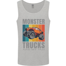 Monster Trucks are My Jam Mens Vest Tank Top Sports Grey
