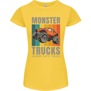 Monster Trucks are My Jam Womens Petite Cut T-Shirt Yellow