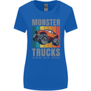 Monster Trucks are My Jam Womens Wider Cut T-Shirt Royal Blue