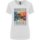 Monster Trucks are My Jam Womens Wider Cut T-Shirt White