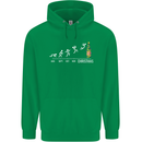 Months to Christmas Funny Xmas Childrens Kids Hoodie Irish Green