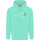 Months to Christmas Funny Xmas Childrens Kids Hoodie Peppermint