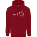 Months to Christmas Funny Xmas Childrens Kids Hoodie Red