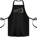 Months to Christmas Funny Xmas Cotton Apron 100% Organic Black