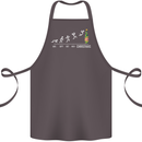 Months to Christmas Funny Xmas Cotton Apron 100% Organic Dark Grey