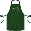 Months to Christmas Funny Xmas Cotton Apron 100% Organic Forest Green